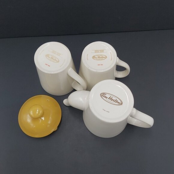 Tim Hortons Always Fresh 006 Limited Edition 2 Mugs and Teapot with Lid Set - Picture 3 of 12